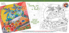 Load image into Gallery viewer, Twins on a Hat: downloadable printable 2-page PDF for coloring
