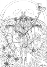 Load image into Gallery viewer, Insects Bundle: downloadable printable 8-page PDF for coloring
