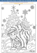 Load image into Gallery viewer, HOLIDAY BUNDLE: downloadable printable 8-page PDF for coloring
