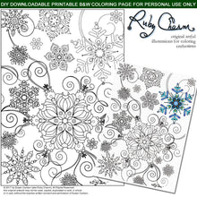 Load image into Gallery viewer, HOLIDAY BUNDLE: downloadable printable 8-page PDF for coloring
