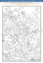 Load image into Gallery viewer, Garden Goods Bundle: downloadable printable 12-page PDF for coloring
