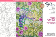 Load image into Gallery viewer, Insectimaginary Pluma Spectabilis Caterpillar: downloadable printable 2-page PDF for coloring
