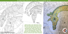 Load image into Gallery viewer, Botanical Giraffes: downloadable printable 4-page PDF for coloring
