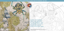 Load image into Gallery viewer, Garden Spider: downloadable printable 2-page PDF for coloring
