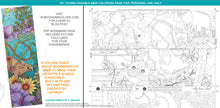 Load image into Gallery viewer, Animals Set 1 Bookmarks: downloadable printable 1-page PDF for coloring and DYI
