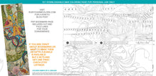Load image into Gallery viewer, DIY Bookmarks - OCEAN 1: downloadable printable 1-page PDF for coloring
